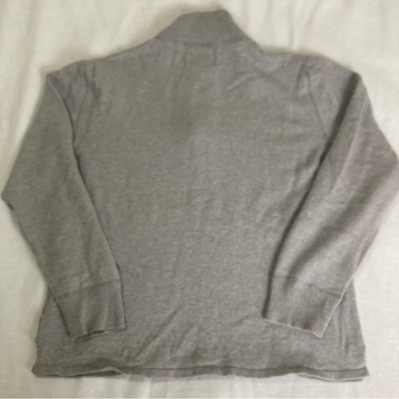 Men's Sweater The North Face Pullover California Heritage Gray Sz S Quarter Zip - Picture 2 of 16